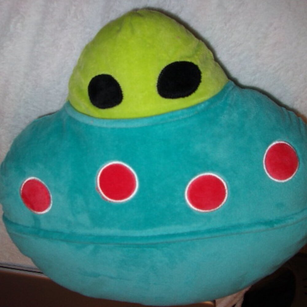 Decorative kids UFO Novelty Pillow New with tags